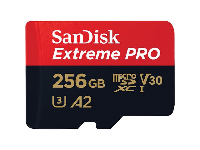 SanDisk Minneskort  MicroSDXC E. Pro256GB, st
