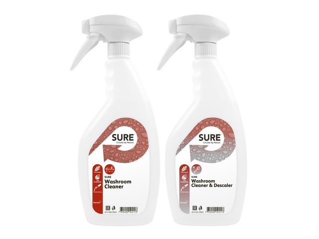 SURE Sprayflaska tom för  rengöringsmedel 750ml, flaska om 750 ml