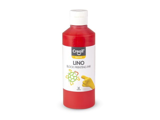 Creall Tryckfärg Lino CREALL 250ml röd, st