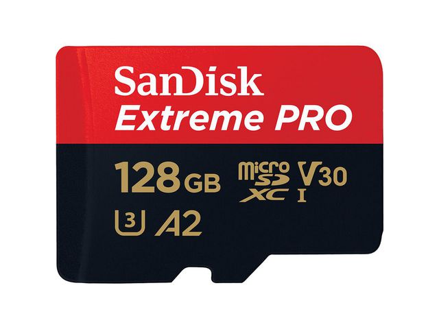SanDisk Minneskort  MicroSDXC E. Pro128GB, st