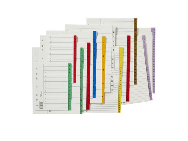Register plastflik 1-31 gul, fp om 10 st