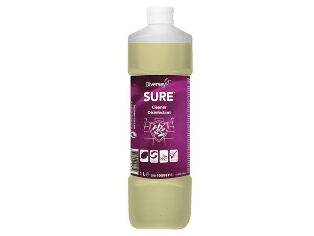 SURE Desinfektionsmedel SURE 1L, flaska om 1 l