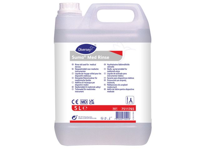 Diversey Torkmedel Rinse instrumentdisk 5L, flaska om 5 l