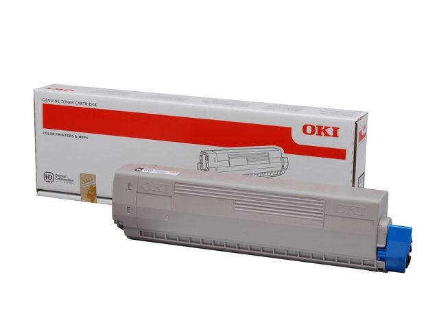 OKI Tonerkassett, svart, singelförpackning, 44844508, st