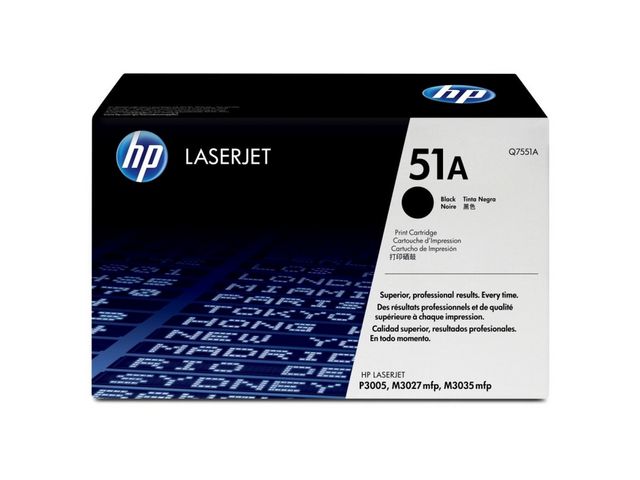 HP Toner Q7551A 51A 6,5K Svart, st