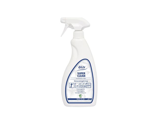 Liv Grovrent Super Clean oparf. 750ml, flaska om 750 ml