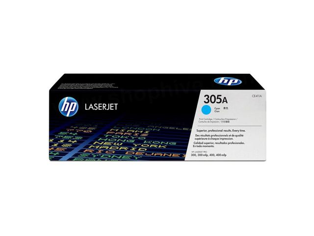 HP Toner CE411A 305A 2,6K Cyan, st