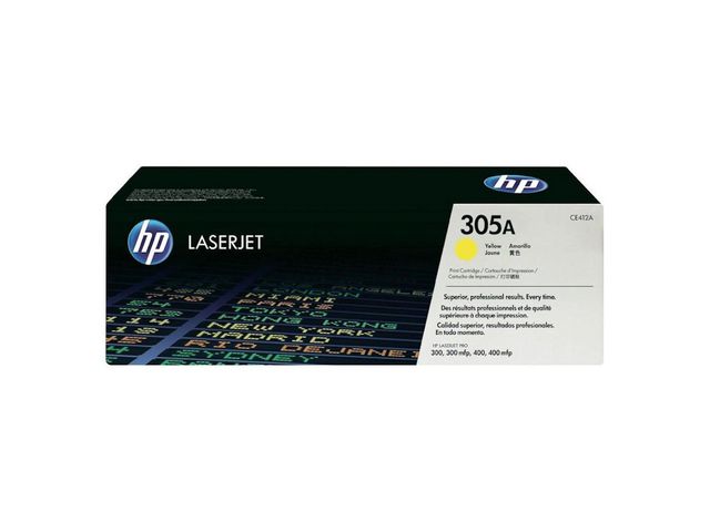 HP Toner CE412A 305A 2,6K Gul, st