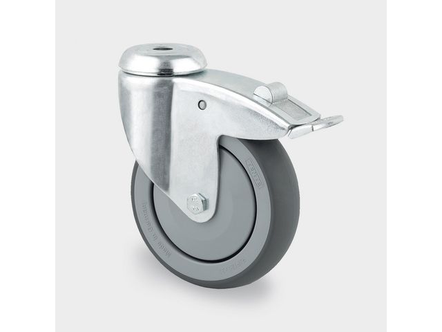 NORDEX Hjul med broms 125mm, st