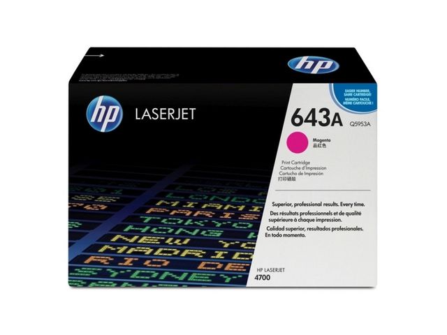 HP Toner Q5953A 643A 10K Magenta, st