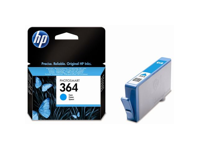 HP Bläckpatron CB318EE 364 Cyan, st