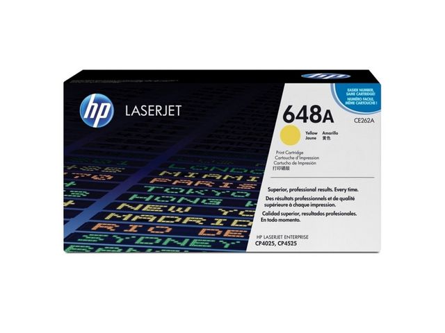 HP Toner CE262A 648A 11K Gul, st