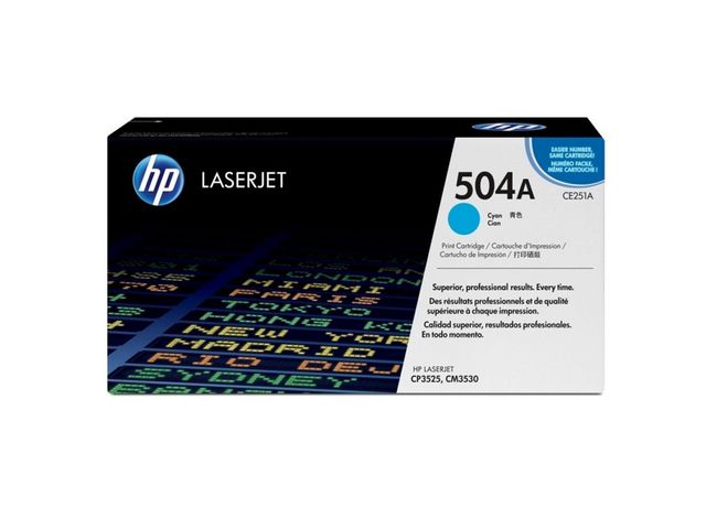HP Toner CE251A 504A 7K Cyan, st