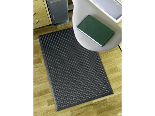 Matting Yoga PUR golvmatta, 600 x 900 mm, grå, st