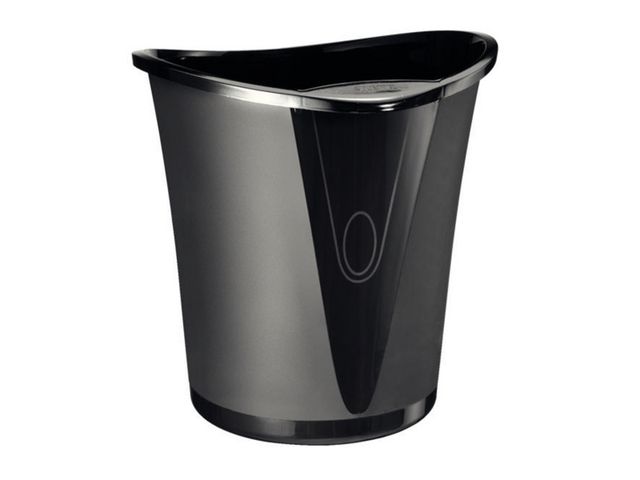 Leitz Papperskorg Allura 18 L svart, st