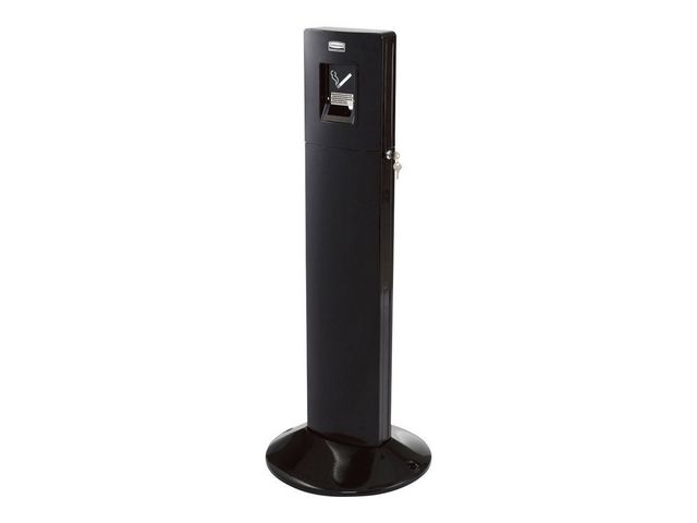 Rubbermaid Commercial Products Metropolitan Smokers’ Station askkopp, svart, st