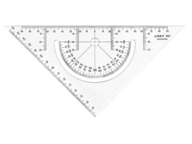 Linex Geometritrekant 2622 225x160mm, st