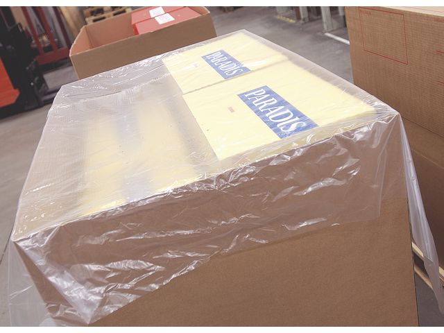 Polynova Pallomslag, LDPE, starkt, tåligt, 100 % återvinningsbart, 0,05 mm, genomskinlig, rulle om 150 st