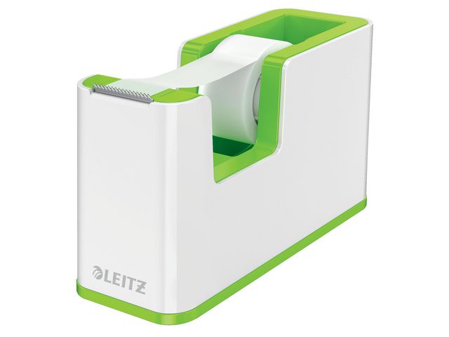 Leitz Tejpdispenser m tejp WOW vit/grön, st