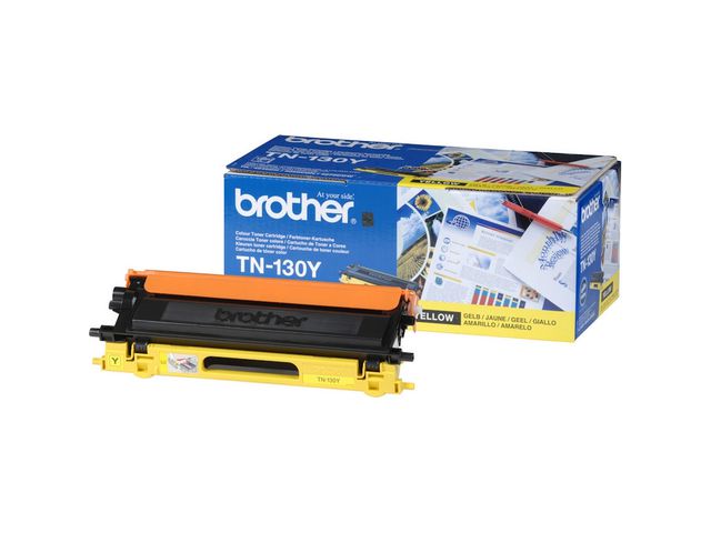 Brother Toner TN-130 Y, TN-130Y, gul, singelförpackning, st