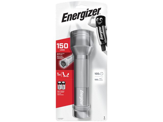 Energizer Ficklampa Metal Torch Flashlight 150 lumen, st