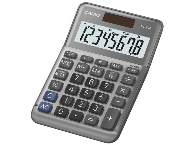 Casio Bordsräknare MS-80F, st