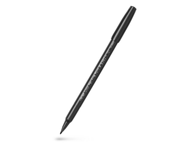 Pentel Fiberpenna  S-360 2mm svart, st