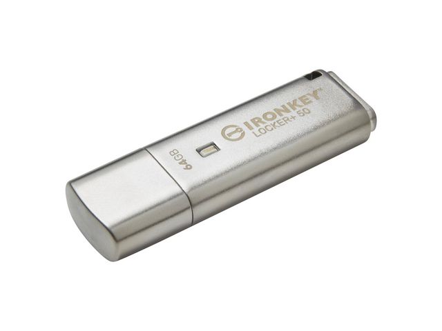 Kingston USB-minne Locker+ 50 64GB, st