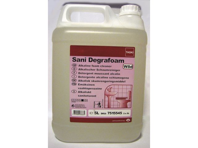 Taski Sanitetsrengöring Sani Degrafoam W8d 5l, st