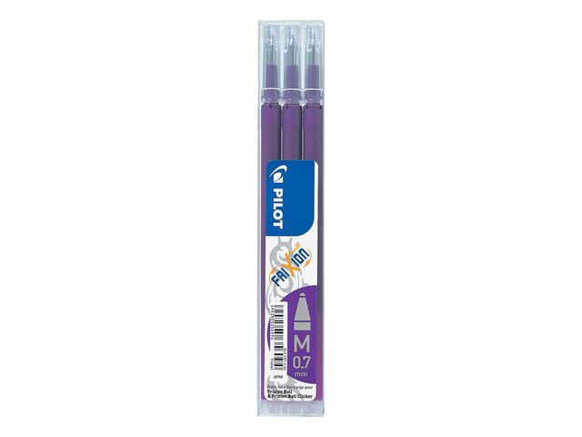 Pilot Refill Frixion 0,7mm violett, fp om 3 st