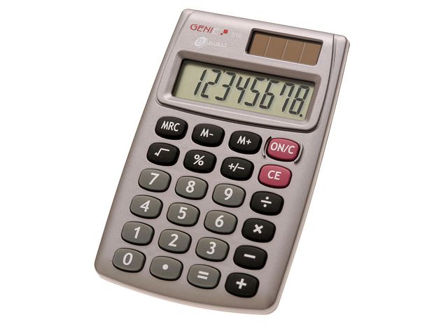 Miniräknare GENIE 510, st
