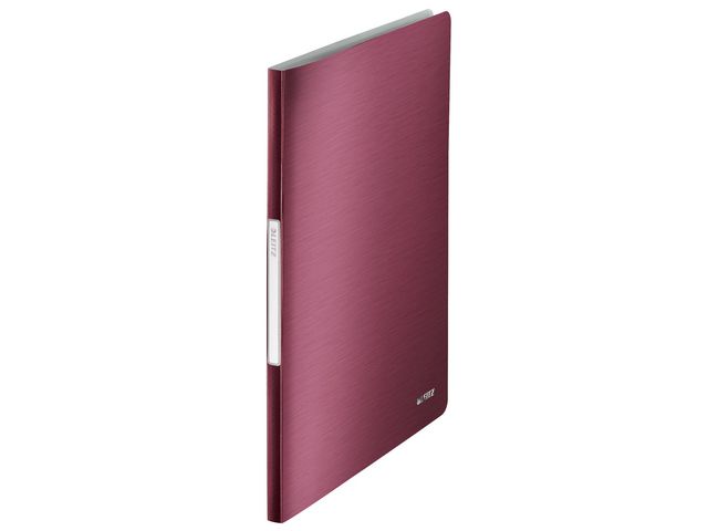 Leitz Demobok Style PP 20F granatröd, st