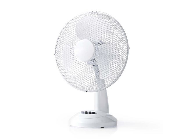 NEDIS Bordsfläkt 30 cm 35 W Plastic Vit, st