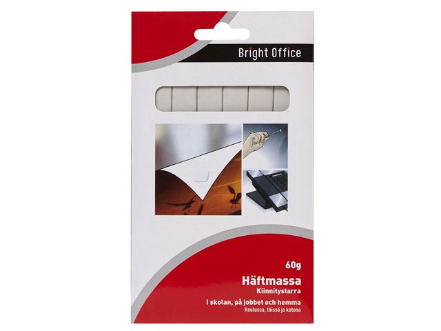 Häftmassa Bright Office 60g, kort 1 st