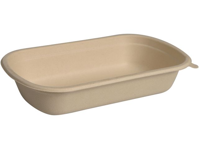 ABENA Matlåda Take-away Bagasse 1000 ml, fp om 125 st