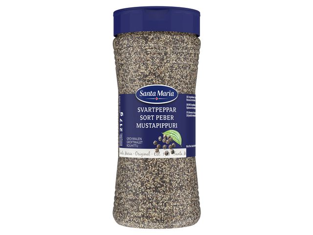 Santa Maria Svartpeppar grovmalen 217g, fp om 217 g