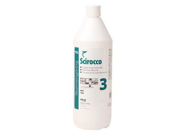 Activa Desinficerande skum Scirocco 1L, flaska om 1 l