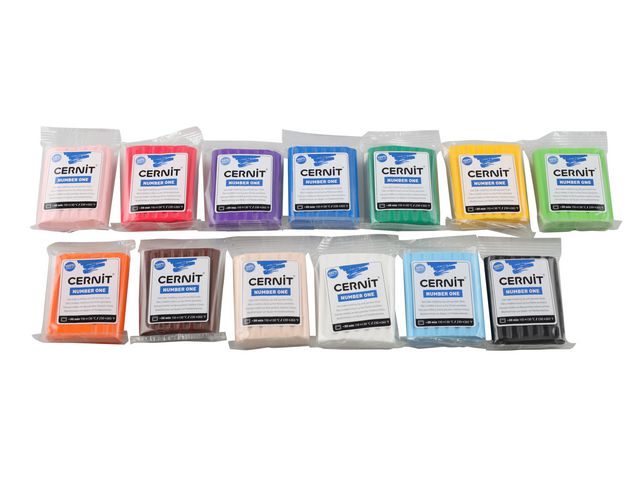 CERNIT Modellera storpack 13x56 g, fp om 13 st