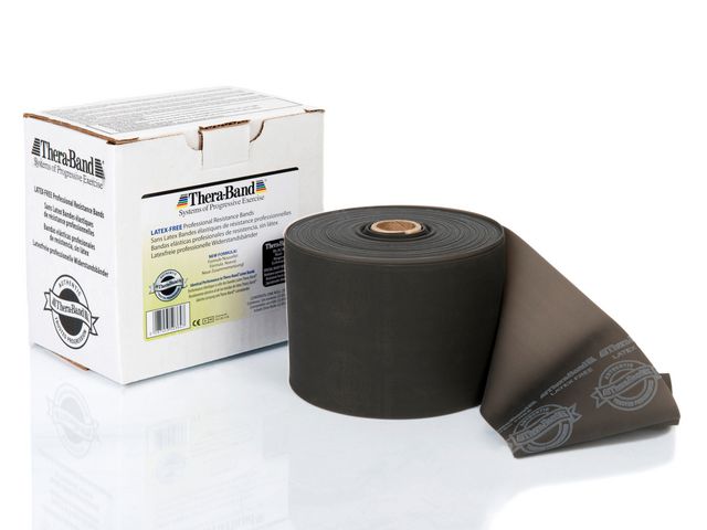 THERA-BAND Träningsband Latexfri svart 22m, st