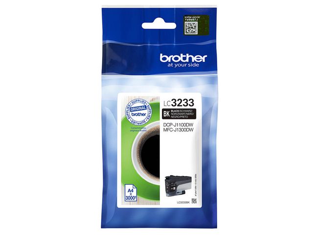Brother Bläckpatron LC3233BK Svart, st