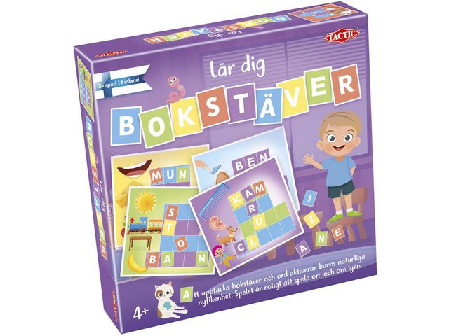 TACTIC Spel Lär dig om bokstäver 4+, st
