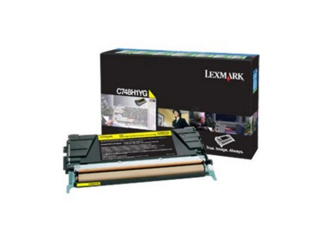 Lexmark Toner C748H3YG gul, st