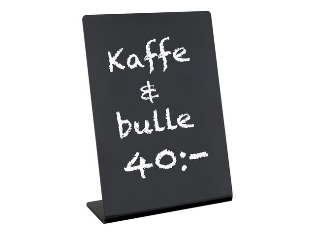 Informationsställ griffel lutande A5 svart, st