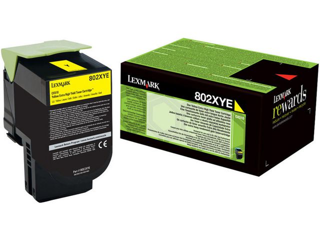 Lexmark Toner 80C2XYE Gul, st