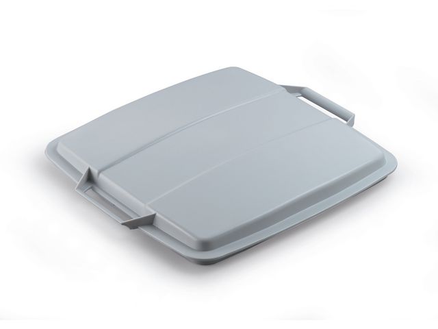 Durable Soptunnelock, DURABIN, handtag, 90 l, grå, st