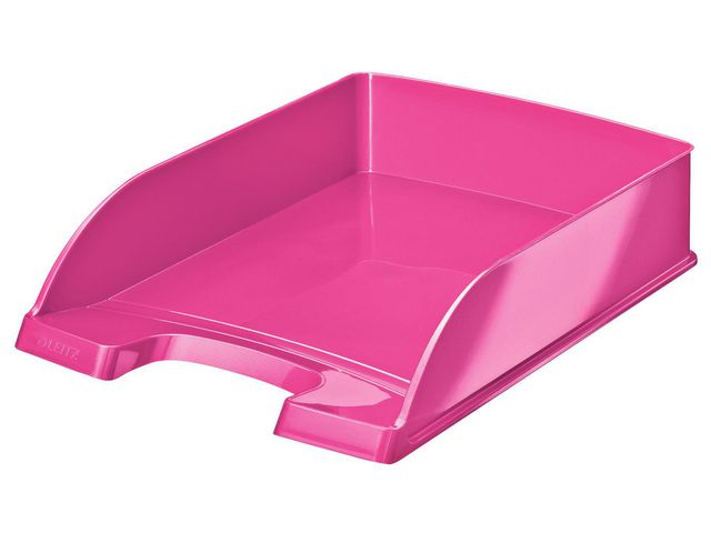 Leitz Brevkorg WOW Plus rosa, st