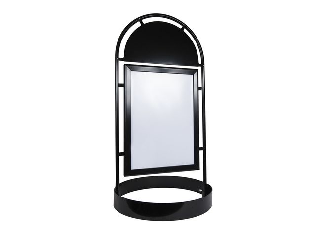 Gatuställ Gotic 70x100 rundfot svart, st