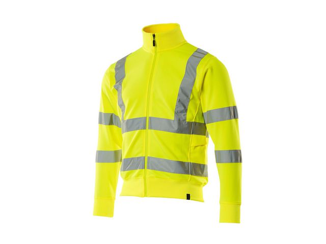 MASCOT® Sweatshirt med blixtlås Hi-Vis Gul 2XL, st