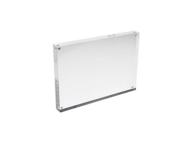 deflecto® Akrylblock A6 30mm med magnet, st
