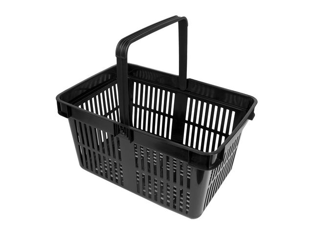 Kundkorg 27 liter svart, st